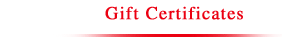 Gift Certificates